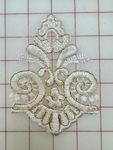 Applique - Gold Corded Lace Ivory Dyeable!